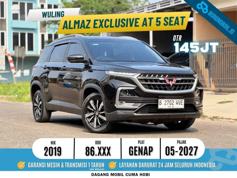 RECORDS! WULING ALMAZ TLUX EXCLUSIVE 5SEAT AT HITAM METALIK 2019