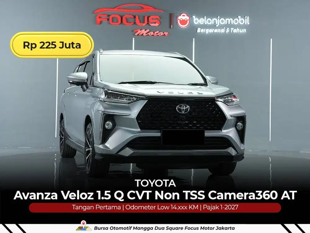 [ LOW KM 14RB ] Toyota Avanza Veloz 1.5 Q CVT Non TSS AT 2023/2024