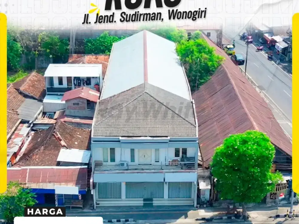 Tempat Usaha & Investasi Komersial Super Prospektif di Jalur Utama Wonogiri!