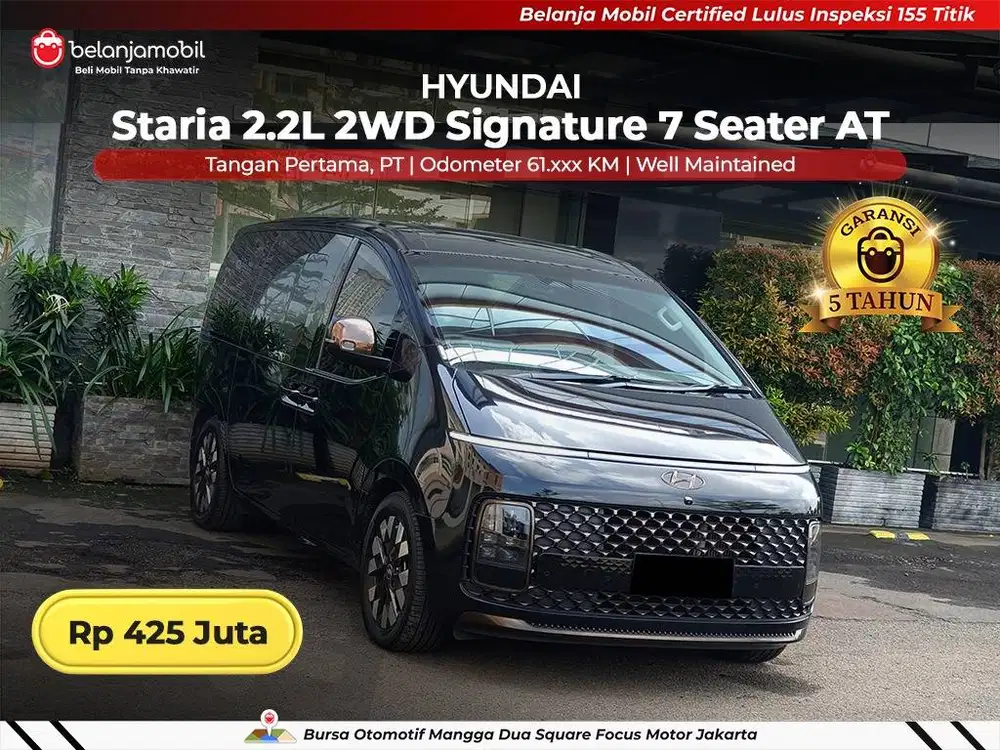 [UPGRADE INTERIOR] Hyundai Staria 2.2L 2WD Signature Diesel 2021/2022