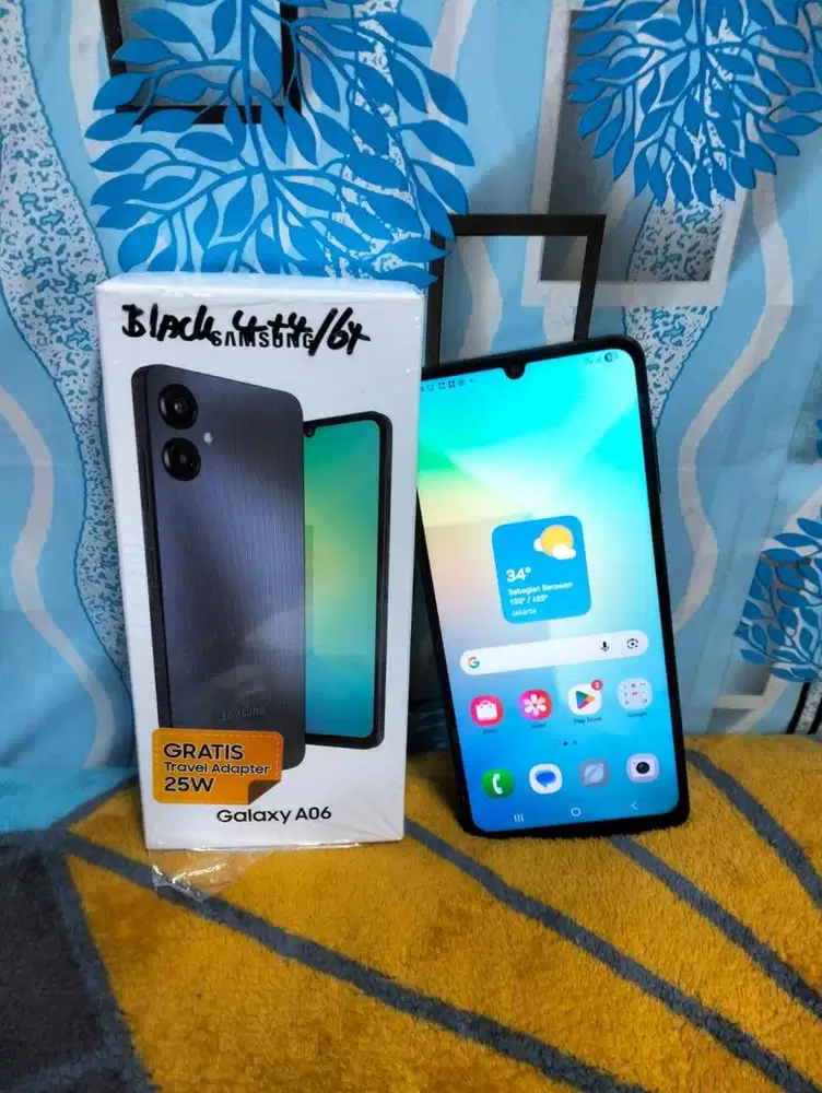 Samsung a06 4/64 full set mulus