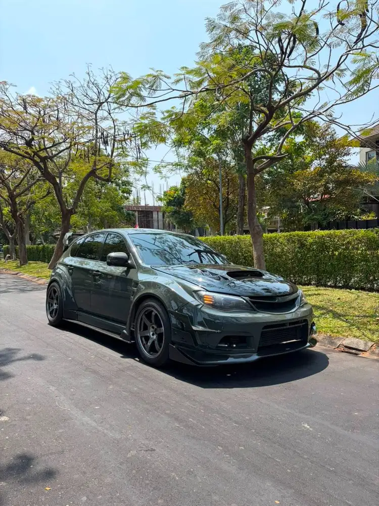 Subaru WRX STI HATCHBACK 2012 green hijau bu full mods 2011 wrx 2013