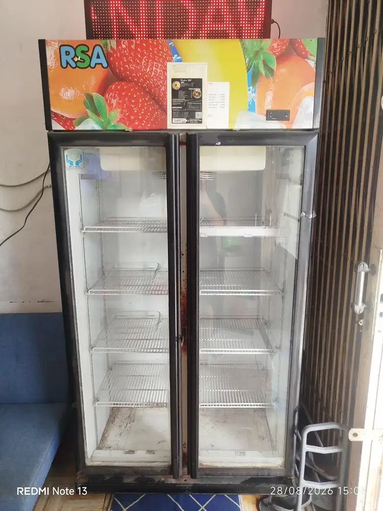 Kukas show case 2 pintu murah