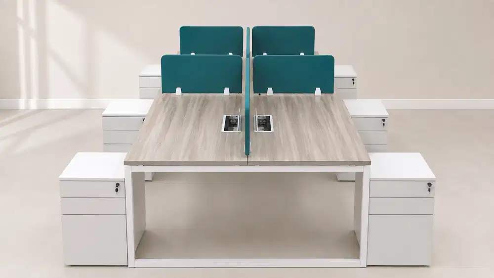 Meja Kantor 6 Sekat