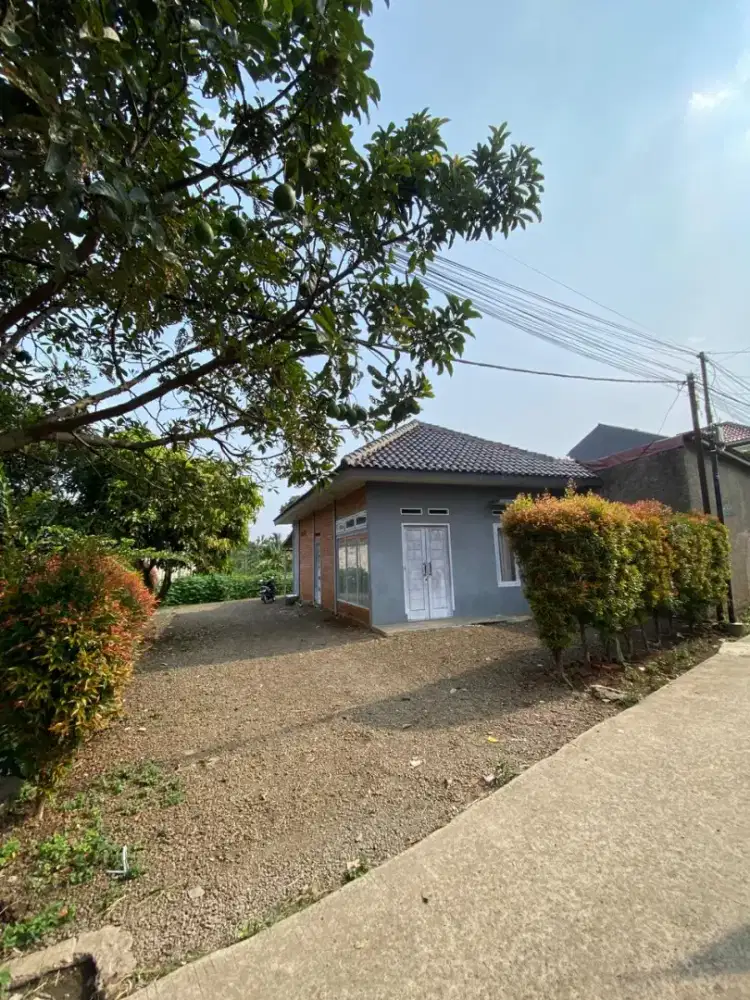 Tanah rata + rumah