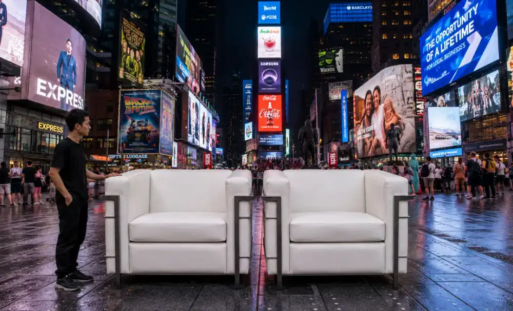 Sofa cafe 2 seater informa stainless
