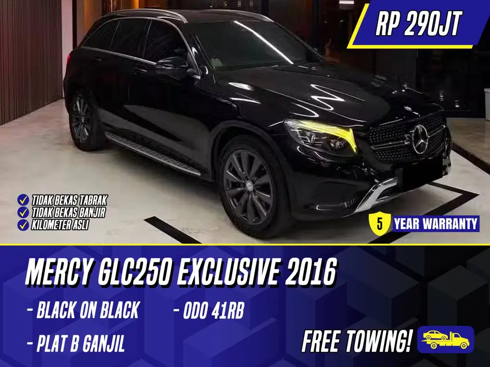 Mercedes Benz GLC250 Exclusive 2016 NIK 2015 Black Hitam Mercy GLC 250