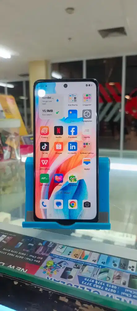 di jual second oppo A58 4G RAM 6GB/ROM 128GB