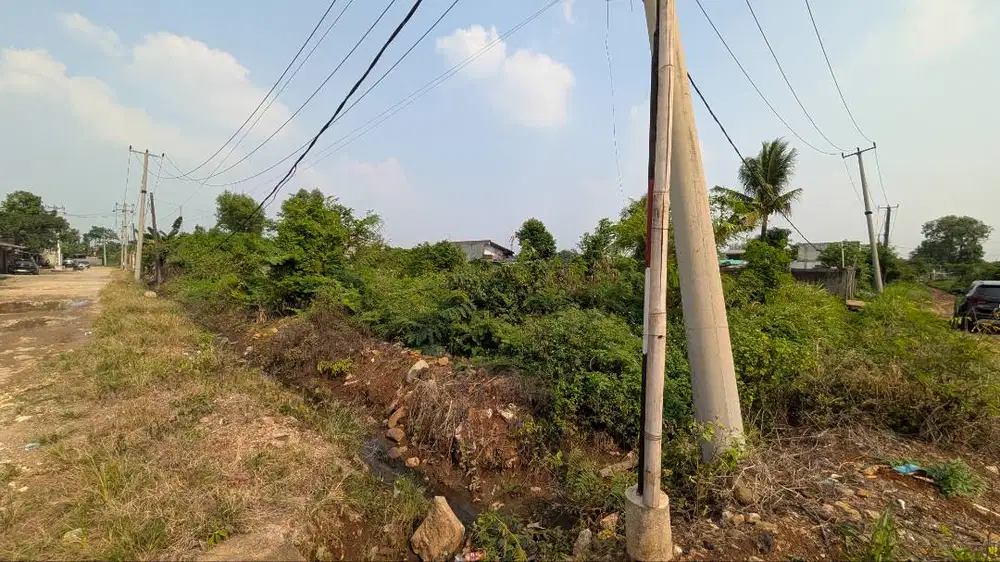 Tanah dijual 1000 mtr (SHM) cocok utk pergudangan