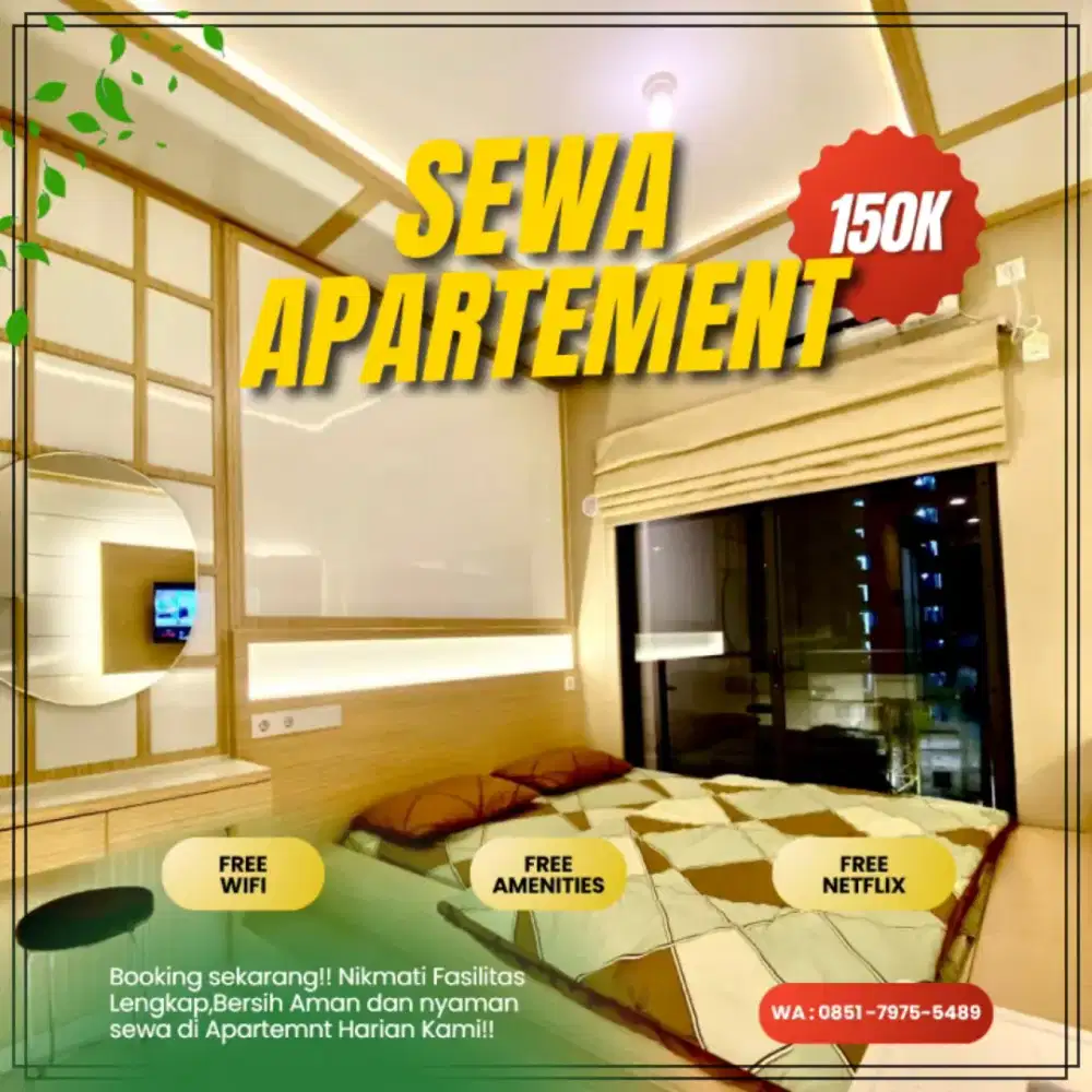 Sewa Apartemen Grand Kamala Lagoon Harian/Transit Termurah Bekasi