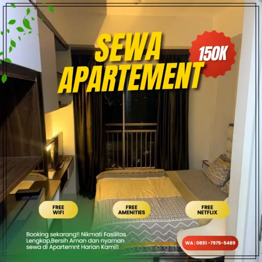 Sewa Apartemen Springlake Summarecon Bekasi Harian/Transit Termurah