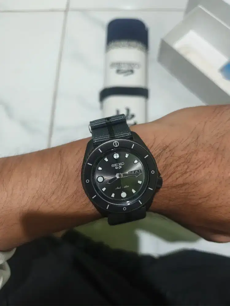 Jam tangan Seiko 5 limited edition naruto Shikamaru nara