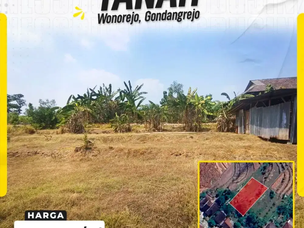 Lahan Ideal Siap Bangun dengan Akses Jalan Lebar – Hanya 450 Ribu/m²!