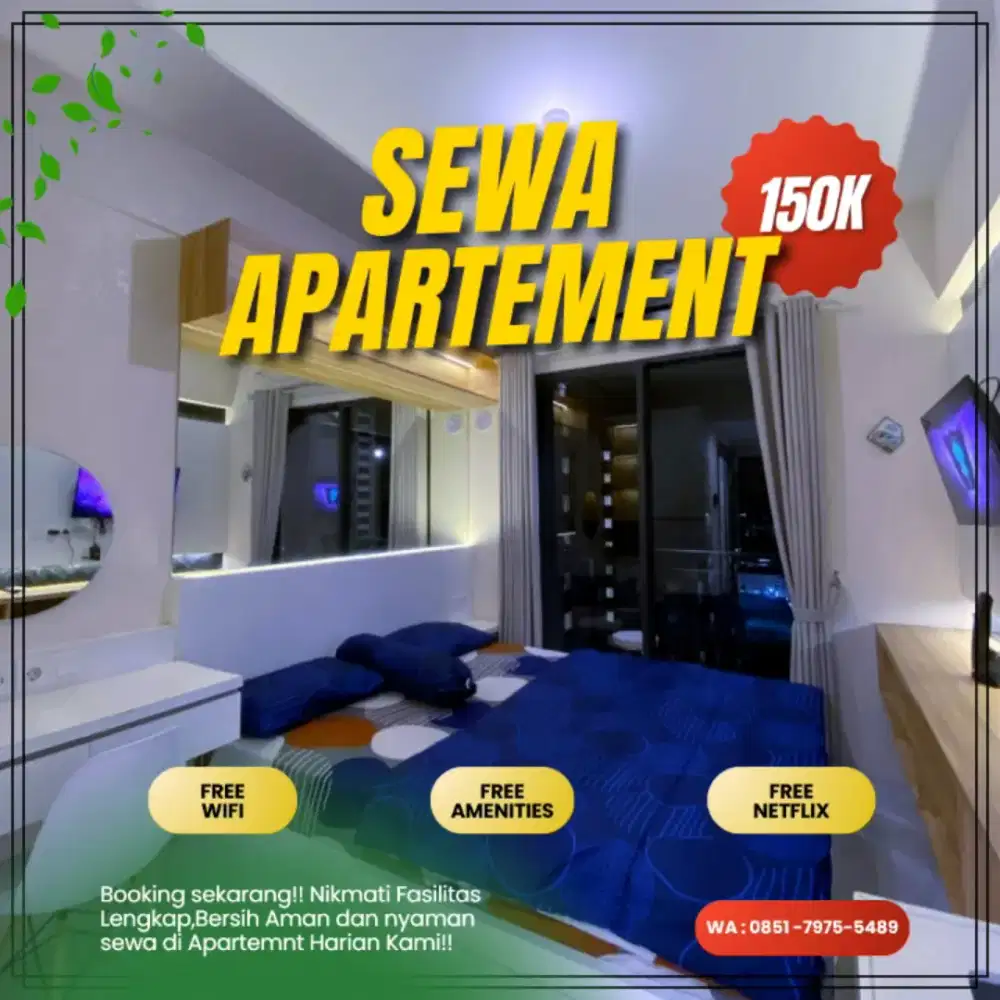 Sewa Apartemen Sayana Harapan Indah Bekasi Harian/Transit termurah