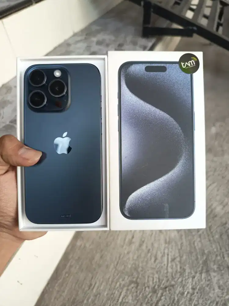 iPhone 15 Pro 128GB (Blue Titanium), Ex Resmi iBox, BH83%/998