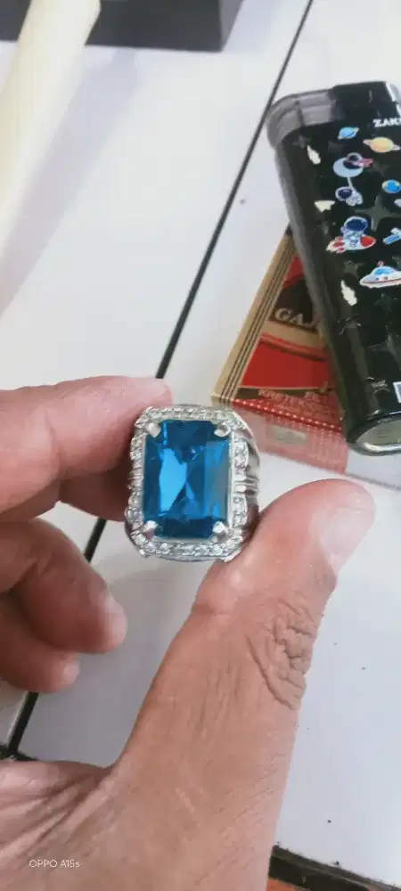 Di jual Cincin blue Topaz istimewa