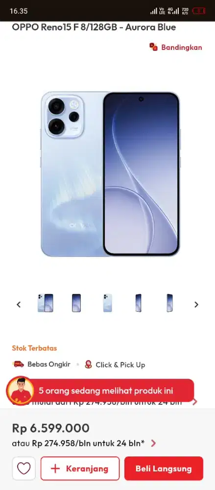 OPPO RENO 15 F 8/256
