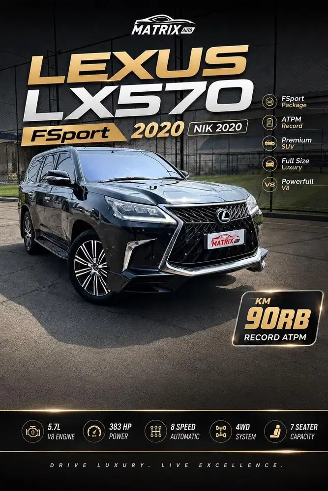 Lexus LX570 2020 fsport nik 2020