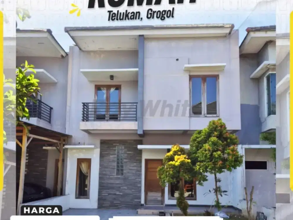 Rumah Cluster 2 Lantai Bangunan Modern Siap Huni Di Grogol Green Garden Solo Baru