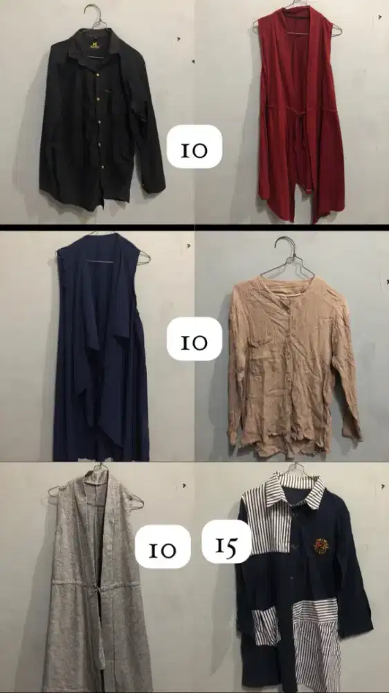 baju atasan dkk