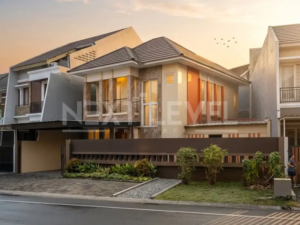 Rumah Mewah Di KOTA WISATA Tanah Luas BANGUNAN BESAR