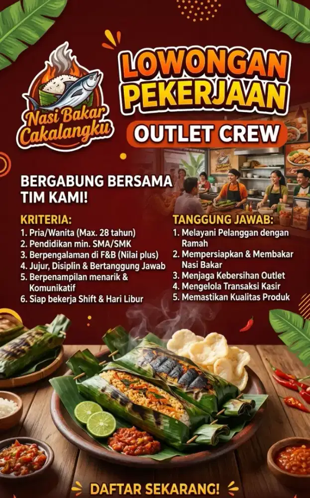 Outlet Crew Nasi Bakar Cakalangku