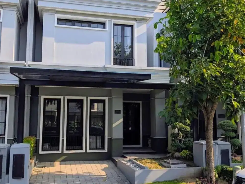 Rumah White House Full Furnish Mewah By Mgm Interior , Bonus AC 4 Unit Waterheater