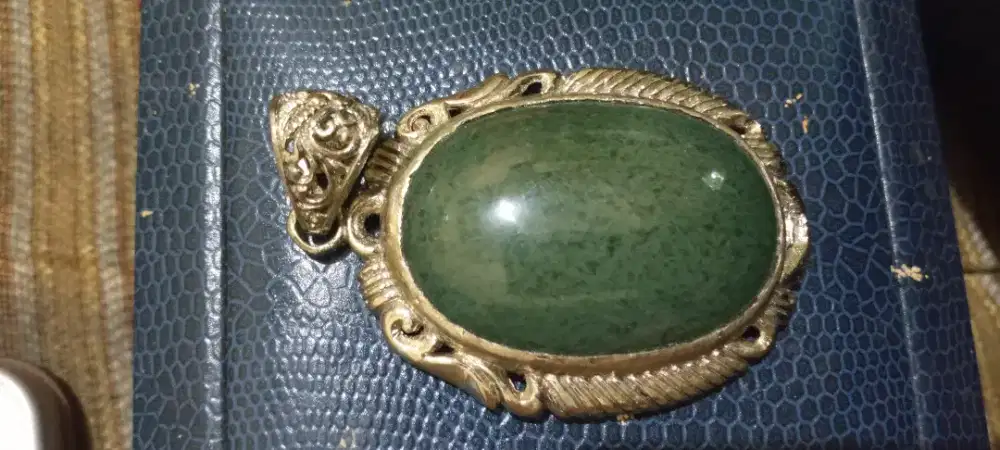 Liontin batu lumut big size