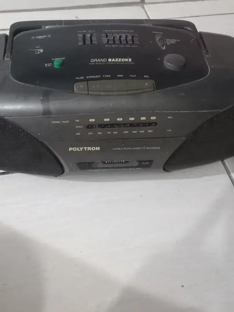 stereo radio cassette recorder