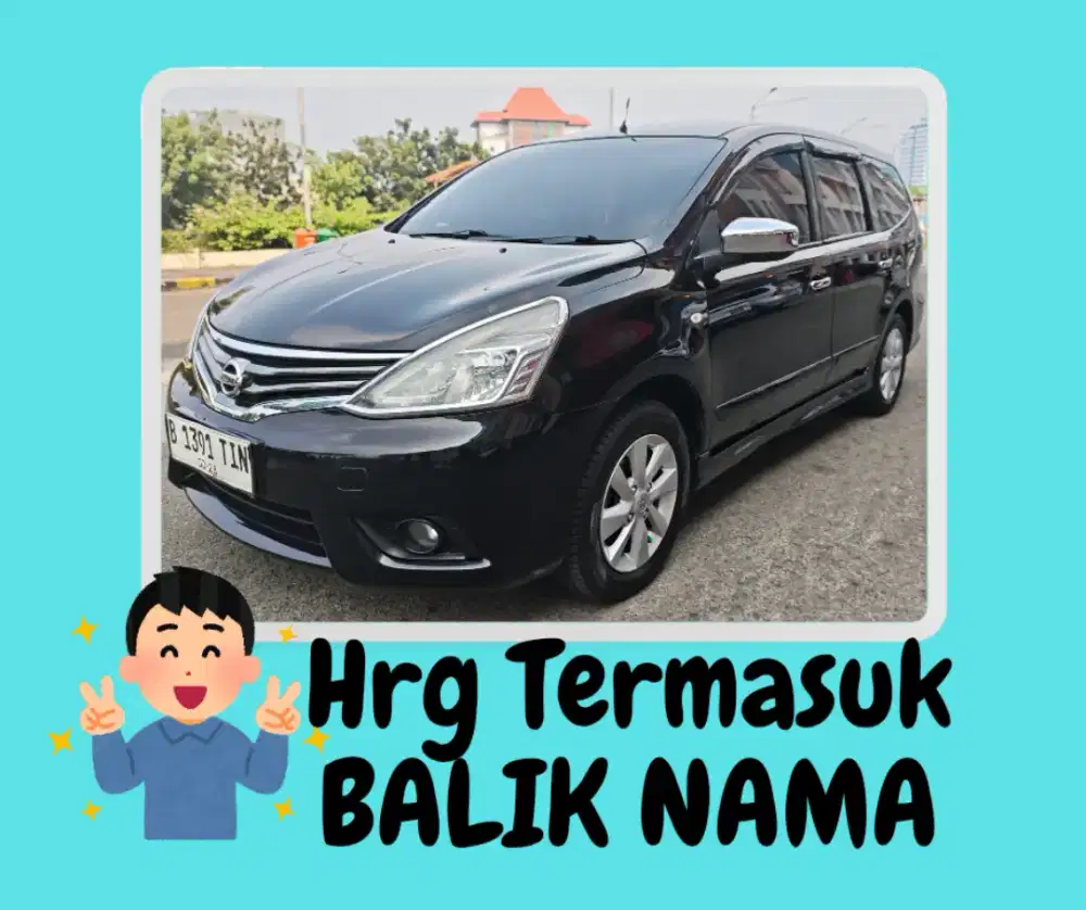 GRAND LIVINA SV AT 2015 TDP17jt Nissan GrandLivina 1.5 SV Matic 2014