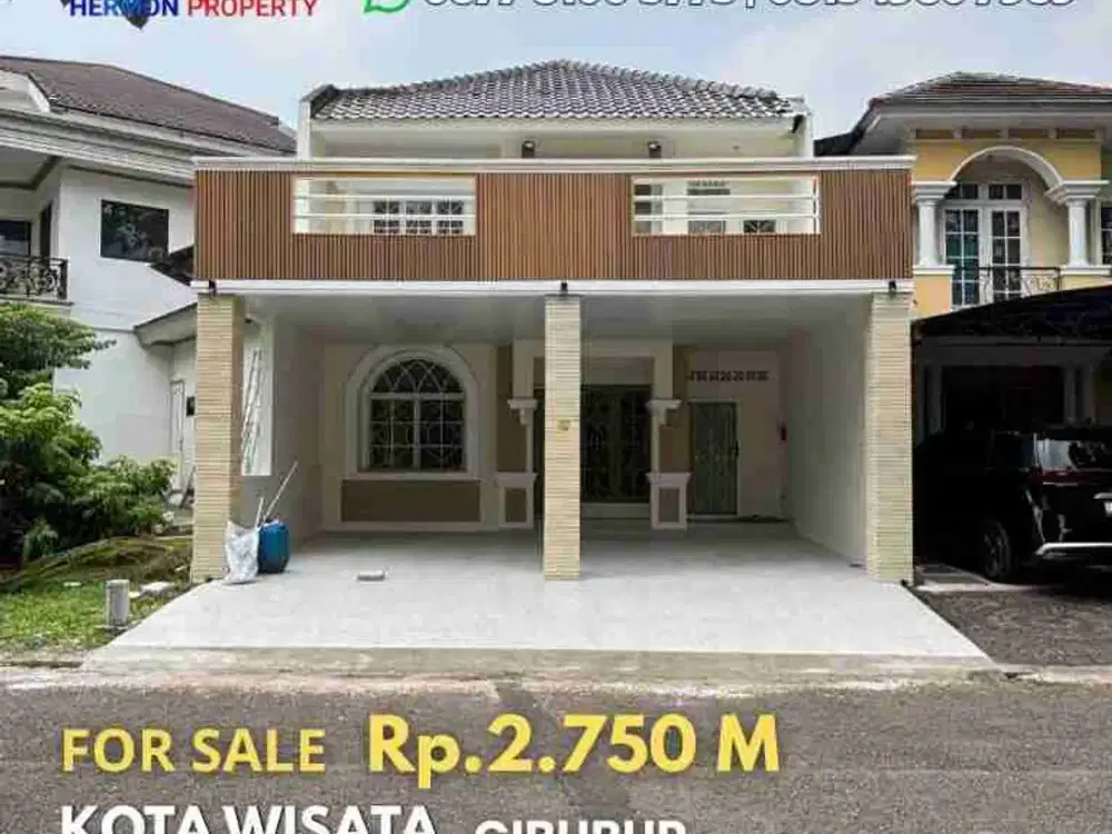 Dijual Rumah bangunan besar cluster exclusive di Kota wisata Cibubur