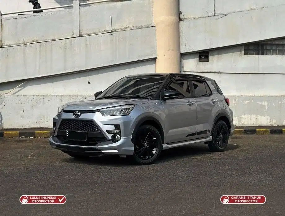 2022 Toyota Raize 1.0 Turbo Gr Sport Twotone Hitam Silver Km 39rb