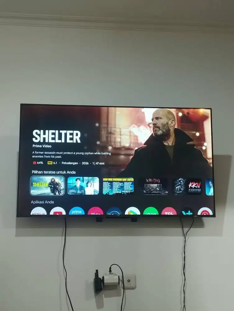 LED TV 50 GOOGLE TV TCL 50A28 4K UHD HDR10 DOLBY ATMOS ANDROID SMART