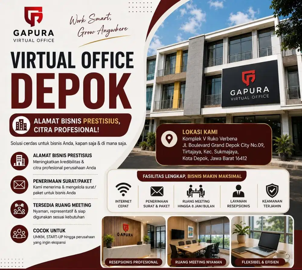 JASA LEGALITAS PERIZINAN, VIRTUAL OFFICE DAN SEWA RUANGAN KANTOR