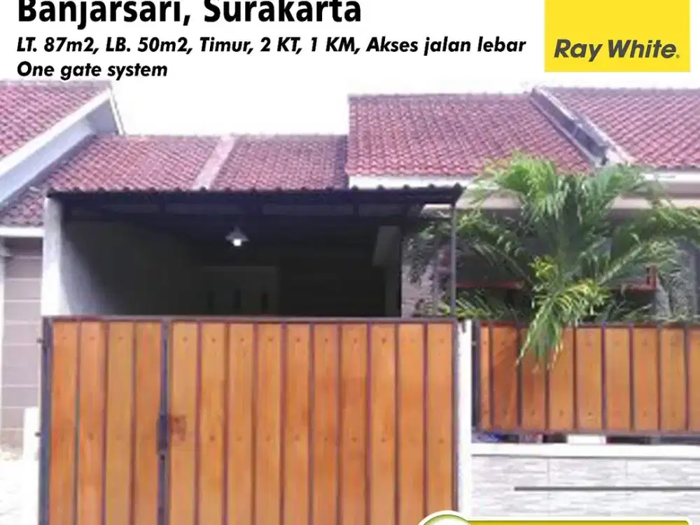 Rumah Di Banjarsari Solo Dekat Kampus Unisri Harga Murah Siap Huni Lingkungan Nyaman