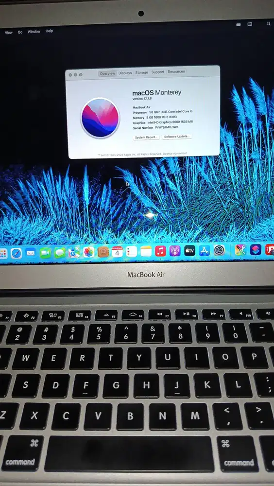 MACBOOK AIR 13INCH 2017 core i5