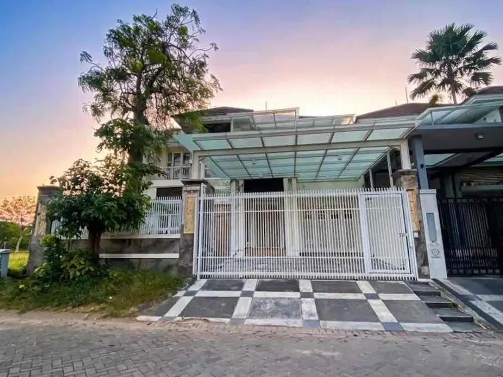 RUMAH MEWAH PURI GALAXY SURABAYA TIMUR CLUSTER TERDEPAN ROW 3 MOBIL