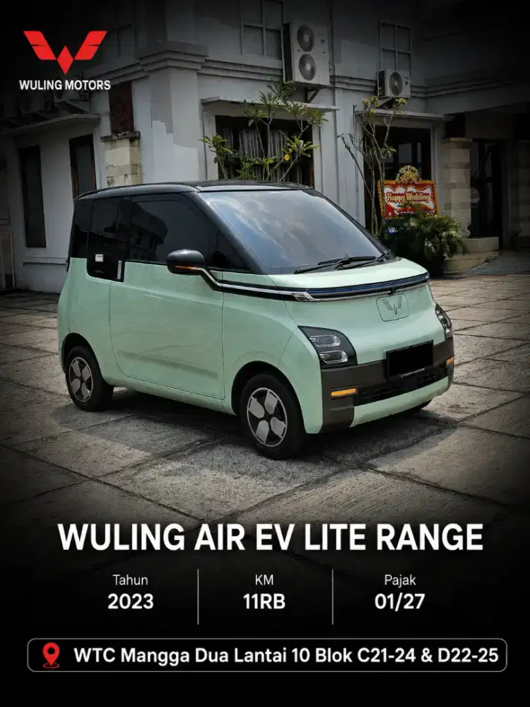 Wuling Air EV LITE Long range 300 tahun 2023