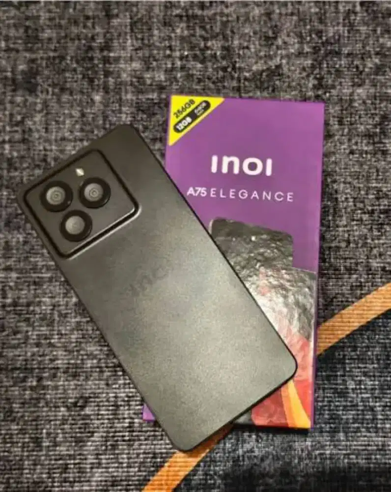 INOI A75 Warna Black Doff 8/512Gb Fullset Muluss like new