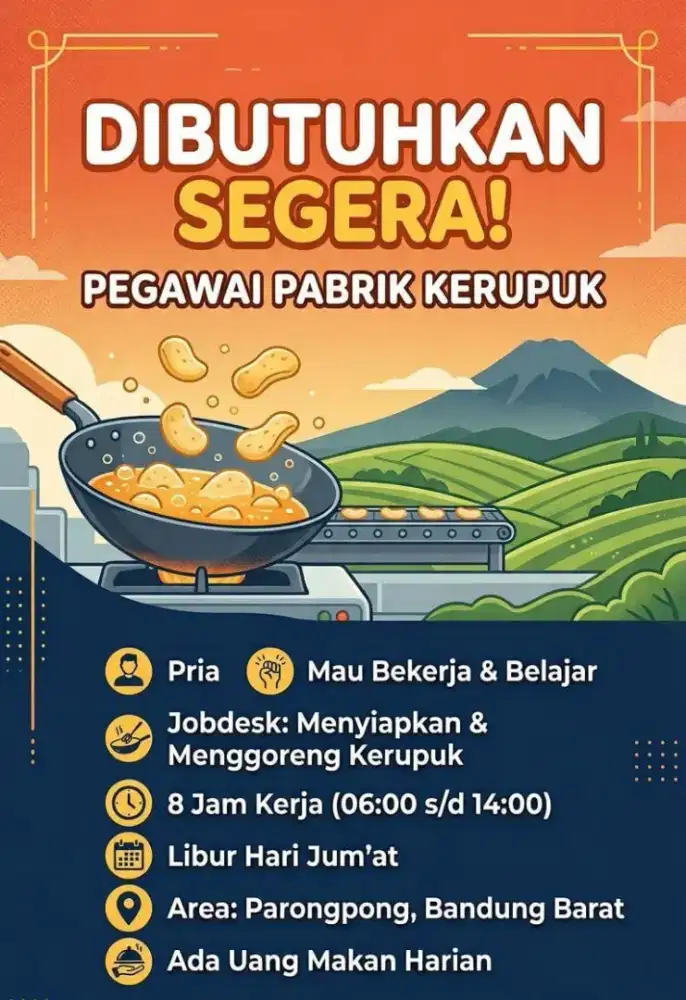 Dibutuhkan segera