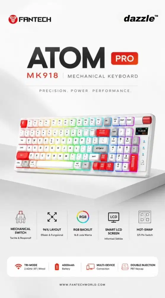 Fantech MK918 White