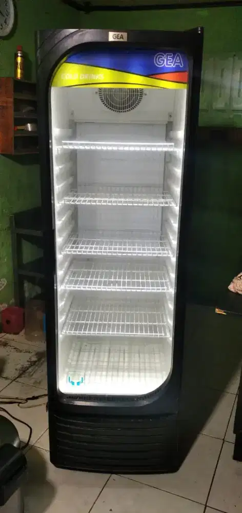 Jual showcase 5 rak 360liter
