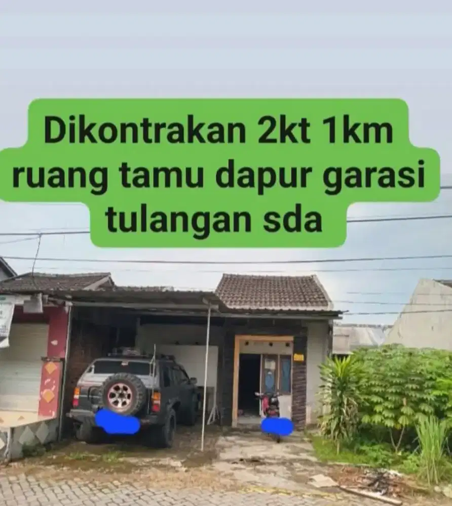 Disewakan rumah di Modong, Tulangan, Sidoarjo