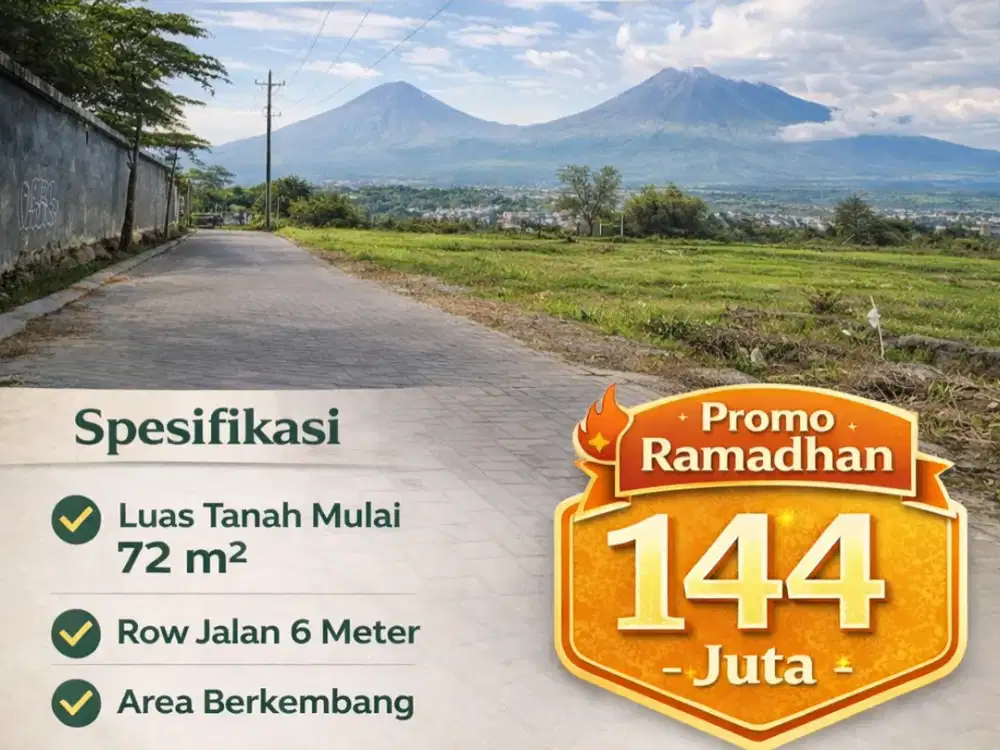 Tanah Malang Kota Full View Sukun Dekat Mall Matos