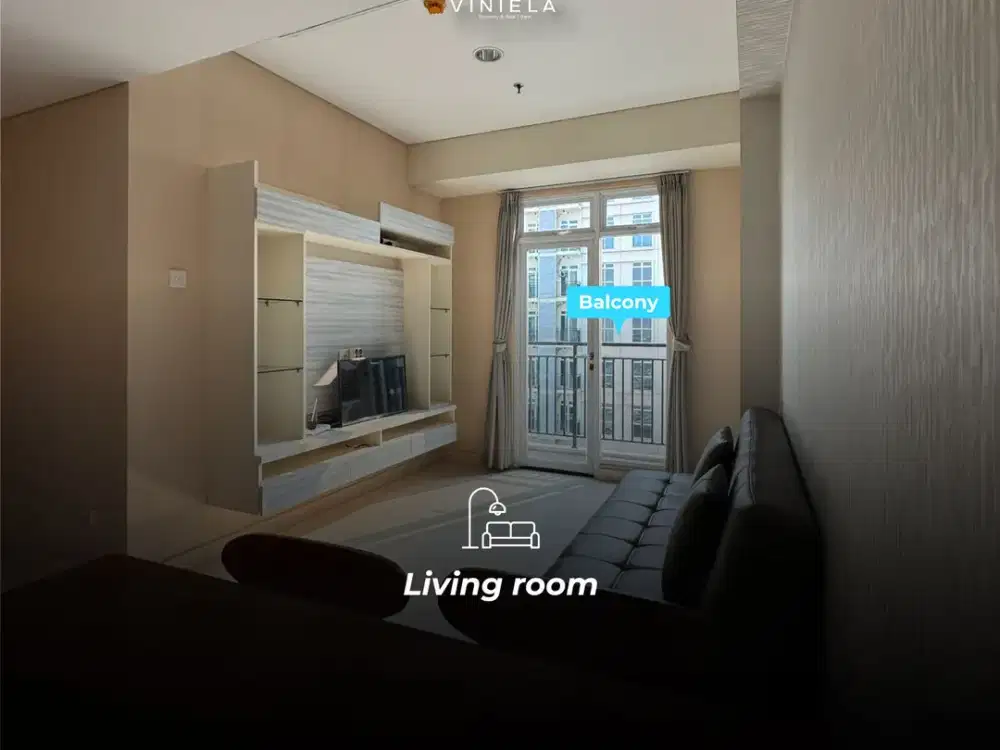 Vky - Disewakan Apartemen Puri Orchard Tower Cedar Height 2BR Furnish