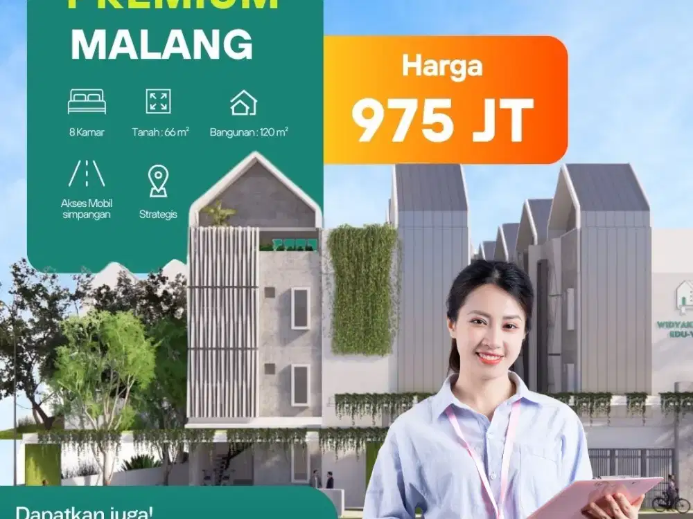 Rumah Kost Kota Malang Dekat kampus UB, UM dan UMM