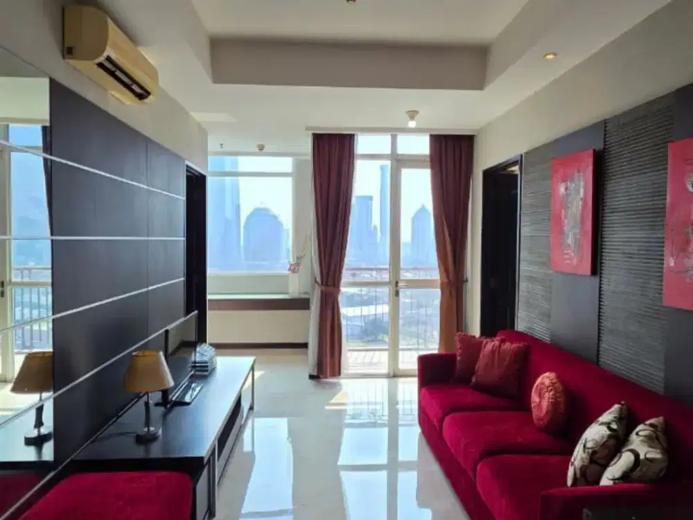 FOR RENT Apartment Bellagio Residence Mega Kuningan 2 BR - Furnished Close to MRT LRT Busway One Satrio