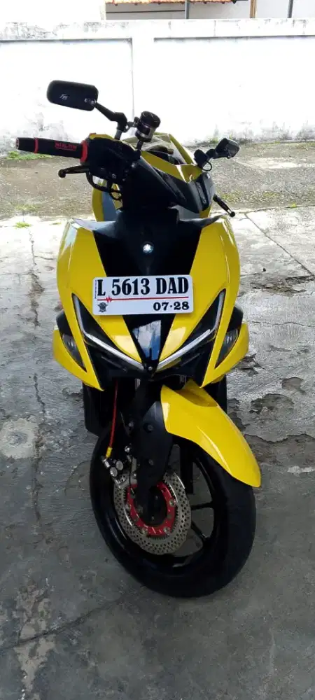 Rp.20 jt Nego...DIJUAL YAMAHA AEROX 2018 FULL MODIFIKASI dan DILED