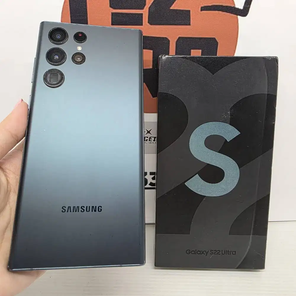 Samsung S22 Ultra 12/256GB FULLSET Mulus No Minus Ex Sein RESMI