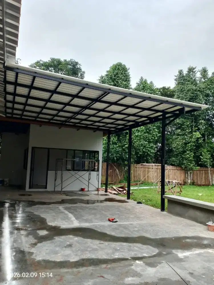 Kanopi Carport Minimalis baja ringan